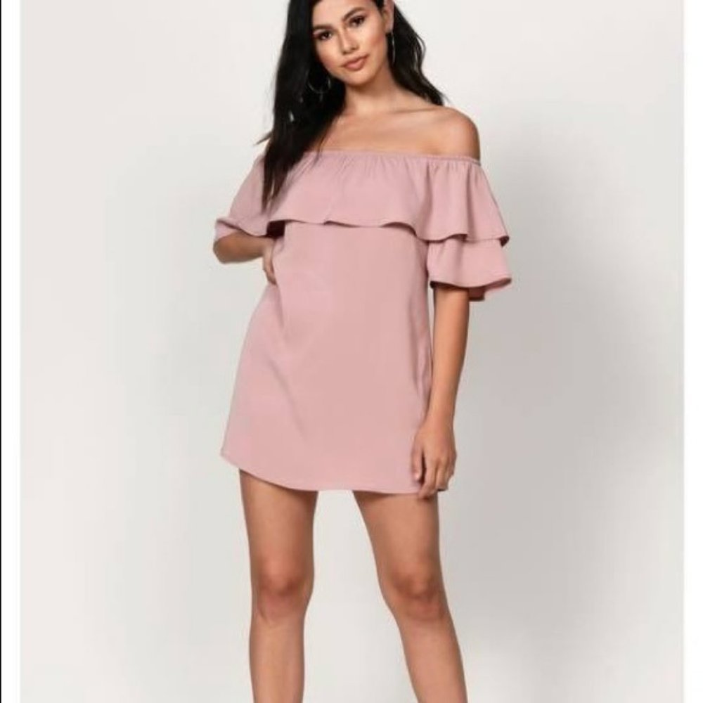 Tobi Off The Shoulder Dress